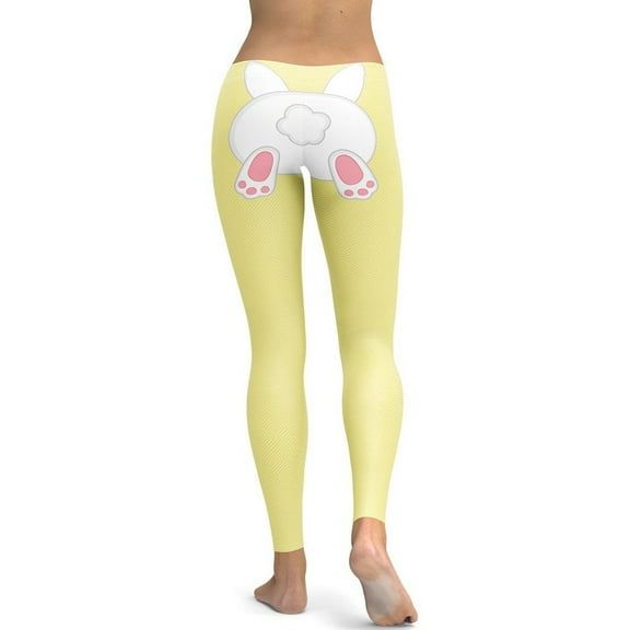 Bunny But* Easter Leggings Size: XS for Women | FIERCEPULSE