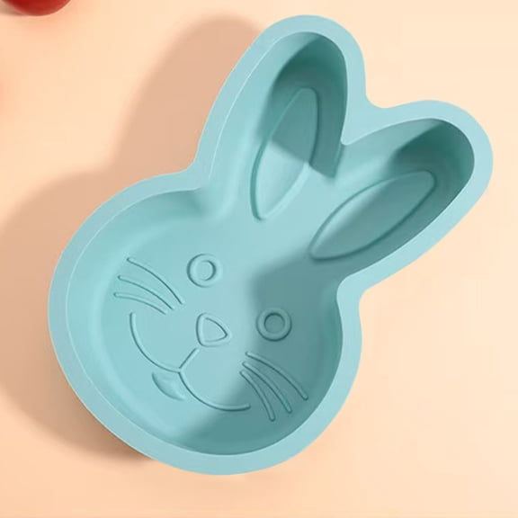 Bunny Cake Pan, Easter Bunny Cake Mold, Silicone Baking Pan For Holiday And Birthday Party, Food Grade Heavy Duty Non-Stick Bakeware