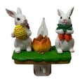 thumbnail image 1 of Bunny Campfire Flickering Nightlight, Rabbit Night Light Plug into Wall Easter Night Light with Switch Bunny Decor Easter Home Decorations(Gnome), 1 of 9