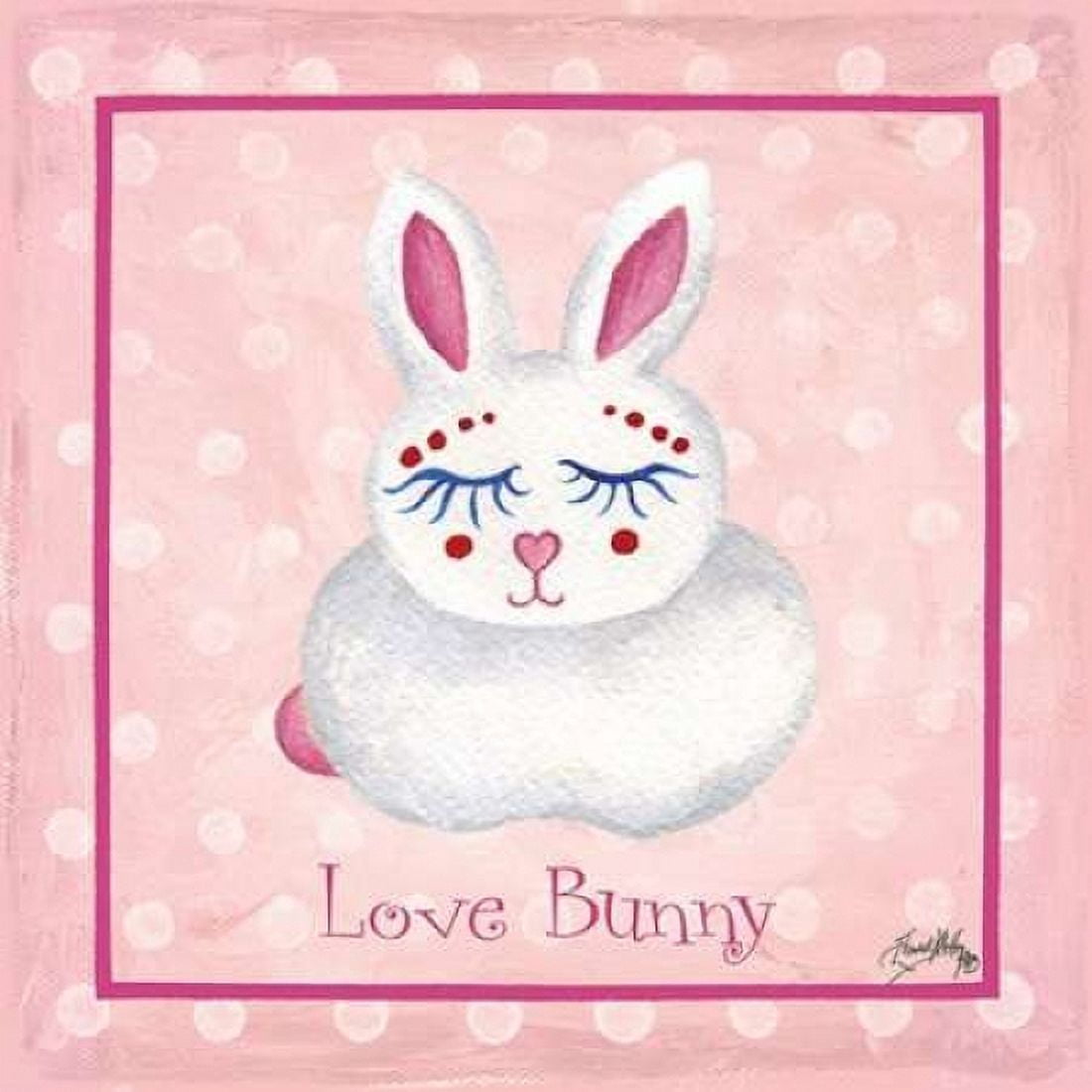 Bunny Canvas Art - Elizabeth Medley (24 x 24)