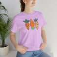 thumbnail image 1 of Bunny Carrots T-shirts, Women Easter T-shirts, Easter T-shirts, Mom Gifts, 1 of 4