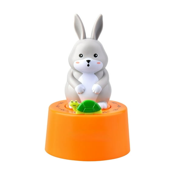Bunny Cartoon Kitchen Timer - 60-Minute Countdown, Cute Animal Design, Loud Alert for Cooking & Baking