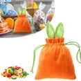 thumbnail image 1 of Bunny Cloth Bags Bunny Bags for Birthday Decoration for Kids Sweet Candy Bags Garden Tea Decorations, C, 1 of 9