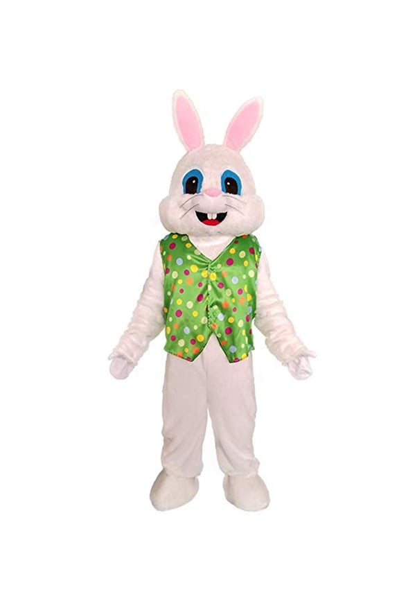 Bunny Costume Easter day Egg hunting Mascot Fancy Dress