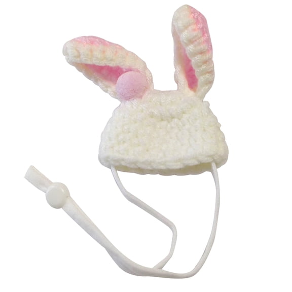 Bunny Costume Small Pet Hamster Headwear Soft Handwoven Headgears for Hamster