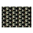 thumbnail image 1 of Bunny Cutting Board, Eastern Concept Pattern with Beige Silhouette Rabbits Holding Flowers, Decorative Tempered Glass Cutting and Serving Board, in 3 Sizes, by Ambesonne, 1 of 2