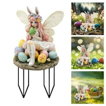 Bunny Decor Yard Decorations Outdoor Set of 1, Bunny Decorations for Home Garden Outdoor Statues, Easter Rabbit Figurines mom Gifts