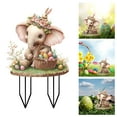 thumbnail image 1 of Bunny Decor Yard Decorations Outdoor Set of 1, Bunny Decorations for Home Garden Outdoor Statues, Easter Rabbit Figurines mom Gifts, 1 of 7