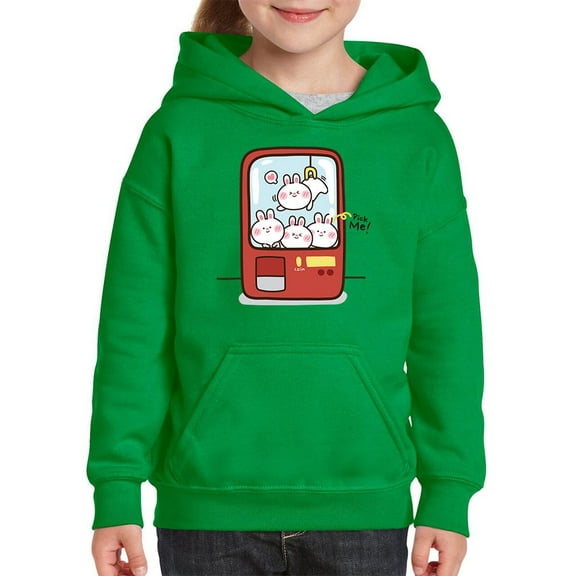 Bunny Dolls Crane Game Hoodie Juniors -Image by Shutterstock,  Medium