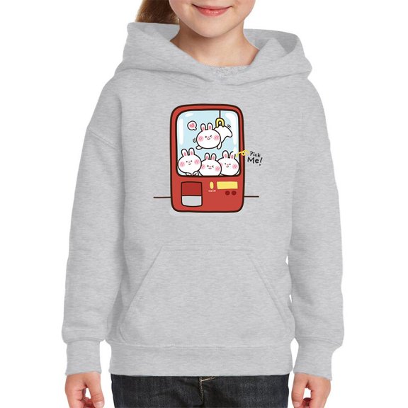 Bunny Dolls Crane Game Hoodie Juniors -Image by Shutterstock,  Medium