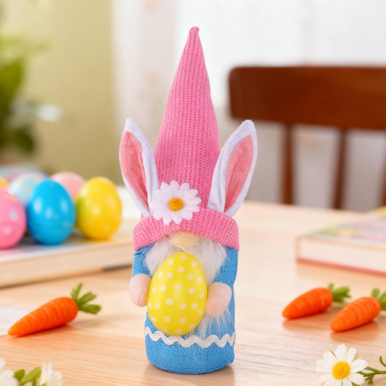 Bunny Ear Easter Doll Toys, Soft Cotton Filled Toys, Tabletop Holiday ...