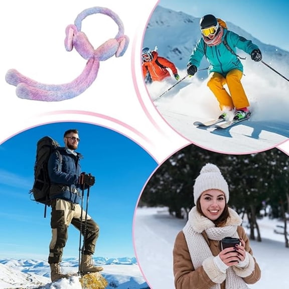 Bunny Ear Hand Warmer Plush, Soft Microwavable Heating Pad Stuffed Toy, Cozy Warmie for Cramps Stress Relief, Bedtime Sleep Aid Companion for Travel, Cute Easter Spring Gift Idea