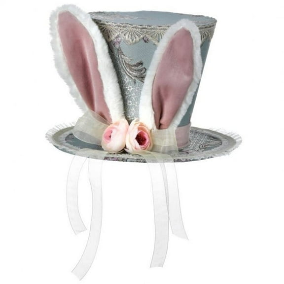 Regency International Paisley & Velvet Bunny Ear Hat 7.75"