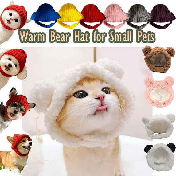 Bunny Ear Pet Hat for Cats, Dogs and Puppies, Soft Lightweight Adjustable Easter Bunny Costume Headband, Holiday Party, Dress Up, Photo Sessions, Playful Pet Accessory and Festive Fun, HAODEJW