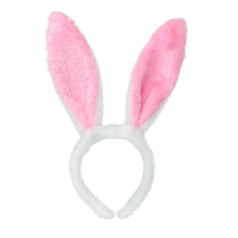 Bunny Ears Headband Rabbit Ear Hairbands Bendable Bunny Hair Hoop Plush Bunny Rabbit Ear Headband Hairband for Woman Kids for Easter Party Favor