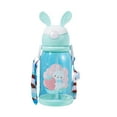 thumbnail image 1 of Bunny Ears Kids Straw Water Bottle Kawaii Girls Water Bottle – Leakproof toddler Water Cup – Birthday Gift for Girls(20 Oz）, 1 of 6
