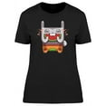 thumbnail image 1 of Bunny Eating A Watermelon Slice T-Shirt Women -Image by Shutterstock, Female XX-Large, 1 of 2