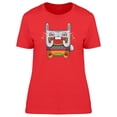thumbnail image 1 of Bunny Eating A Watermelon Slice Tee Women's -Image by Shutterstock, 1 of 1