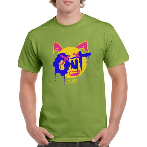 Bunny Face Off Mind T-Shirt Men -Image by Shutterstock, Male Large