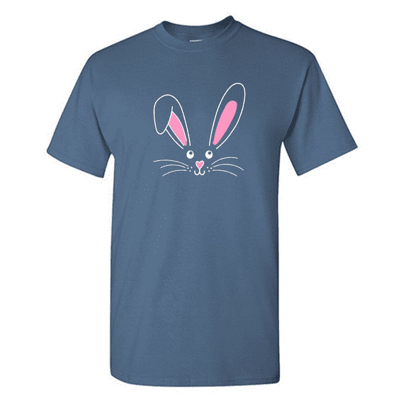 Bunny Face Sarcastic Humor Graphic Novelty Funny T Shirt