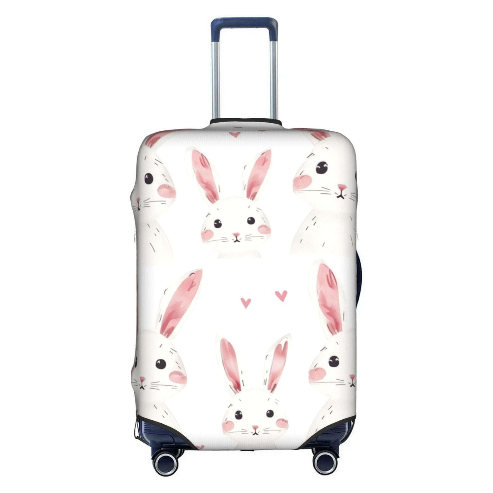 Bunny Face on Background Trolley s Allinclusive Model Scratch