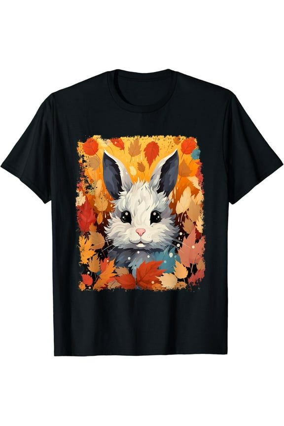 Bunny Fall Season Fashion Clothes Color T-Shirt