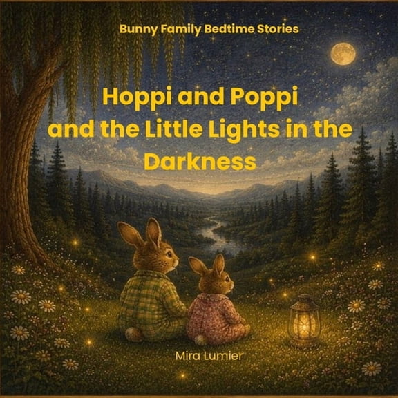 Bunny Family Bedtime Stories Hoppi and Poppi and the Little Lights in the Darkness: A Gentle Bedtime Story About Cozy Nights, Little Lights, and Feel, (Paperback)