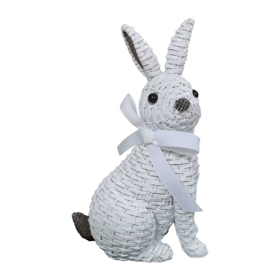 Bunny Figurine Easter Tabletop Decoration Festival Art Rabbit Craft Ornament