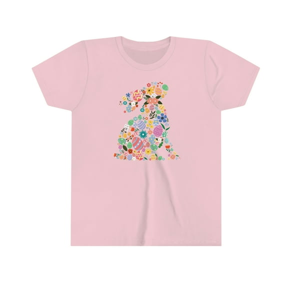 Bunny & Flowers Girls' T-Shirt