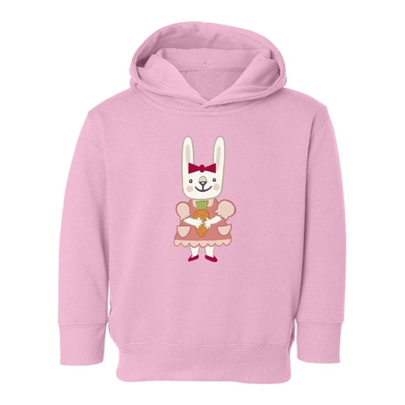 Bunny Girl With A Carrot Hoodie Toddler -Image by Shutterstock,  5 Toddler