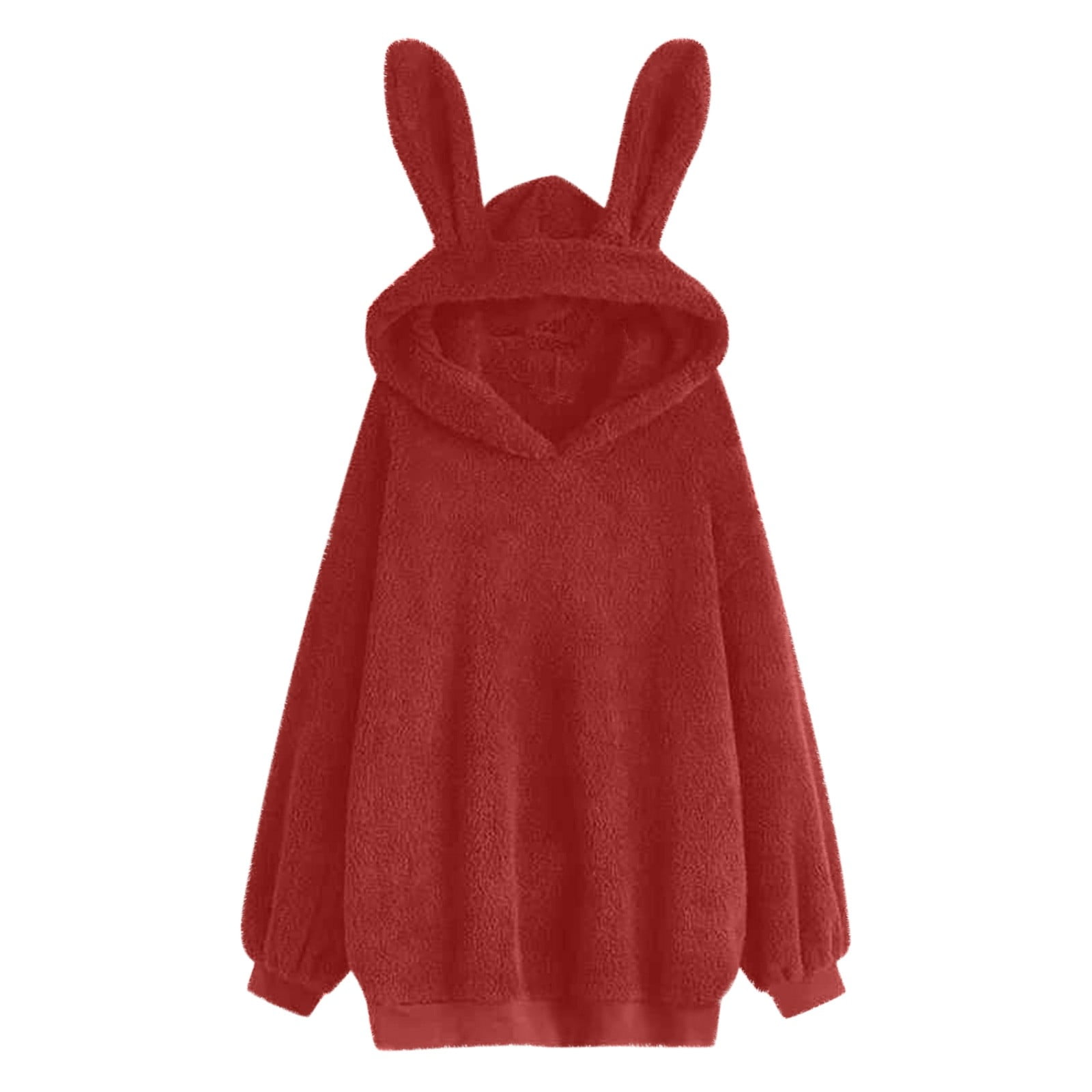Bunny Hoodie Bunny Ear Casual Hoodie Ears Tail Bunny Hoodies Solid Color Mens Hoodies Graphic with Hood Ry Cute Animal Rabbit Ear Cute Bunny Hoodie Bunny Hoodie Bunny Sweatshirt Walmart