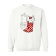 thumbnail image 1 of Bunny In A Boot.    Sweatshirt Women -Image by Shutterstock, Female 4X-Large, 1 of 4