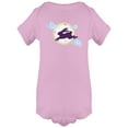 thumbnail image 1 of Bunny Jumping On The Moon Bodysuit Infant -Image by Shutterstock,  24 Months, 1 of 2