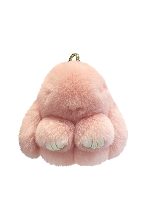 Bunny Keychain with Box, Bunny Keychain with Tin, Cute Plush Bunny Keychain Thoughtful Gift for friends (Only Bunny Keychain)