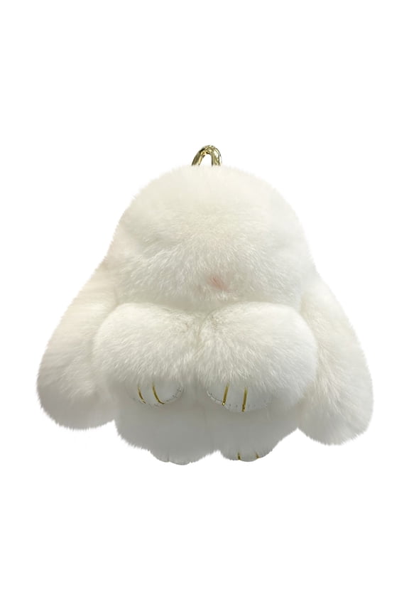 Bunny Keychain with Tin Box, Cute Keychain Gift, Soft Bunny Keychain Accessories for Women (Only Bunny Keychain)