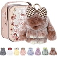 thumbnail image 1 of Bunny Keychain with Tin Box, Cute Keychain Gift, Soft Bunny Keychain Accessories for Women, 1 of 14