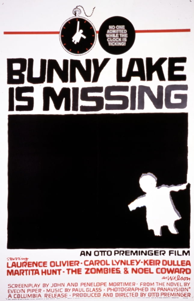 Bunny Lake Is Missing Canvas Art - (11 x 17)