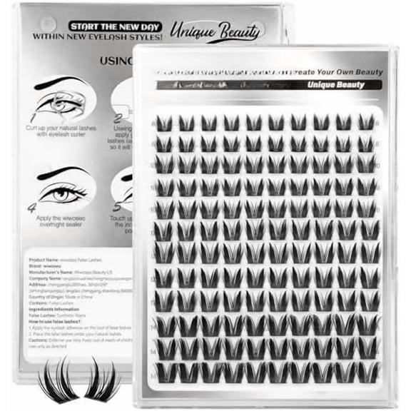 Bunny Lash Clusters Manga Lash Clusters Fairy Lashes Clusters with Spikes Wet Look Eyelash Clusters Flaunt Eyelash Extensions Manga Eyelash Clusters Spiky Lashes Clusters for Beginners