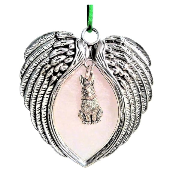 Bunny Loss Memorial Angel Ornament Keepsake Sympathy Gift for Pet Owner