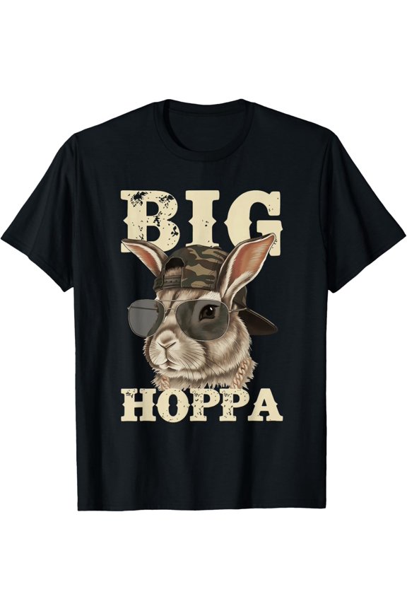 Bunny Love It When You Call Me Big Hoppa Easter Rabbit T-Shirt