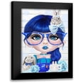 thumbnail image 1 of Bunny Loving Bethany 11x14 Black Modern Framed Museum Art Print Titled - Sheena Pike Art And Illustration, 1 of 5