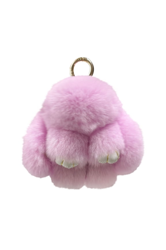 Bunny LuLu, Bunnylulu Keychain with Box, Bunnylulu Keychain with Tin, Bunny Cute Plush(Pink)