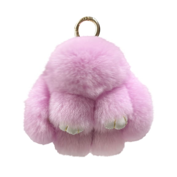 Bunny LuLu, Bunnylulu Keychain with Box, Bunnylulu Keychain with Tin, Bunny Cute Plush(Pink)