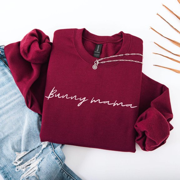 Bunny Mama Sweatshirt, Cute Rabbit Owner Sweater, Bunny Lover, Bunny Mom Top, Rabbit Mama Present, Bunnie Lovers Present, Rabbit Mama Sweatshirt All Size S-5XL