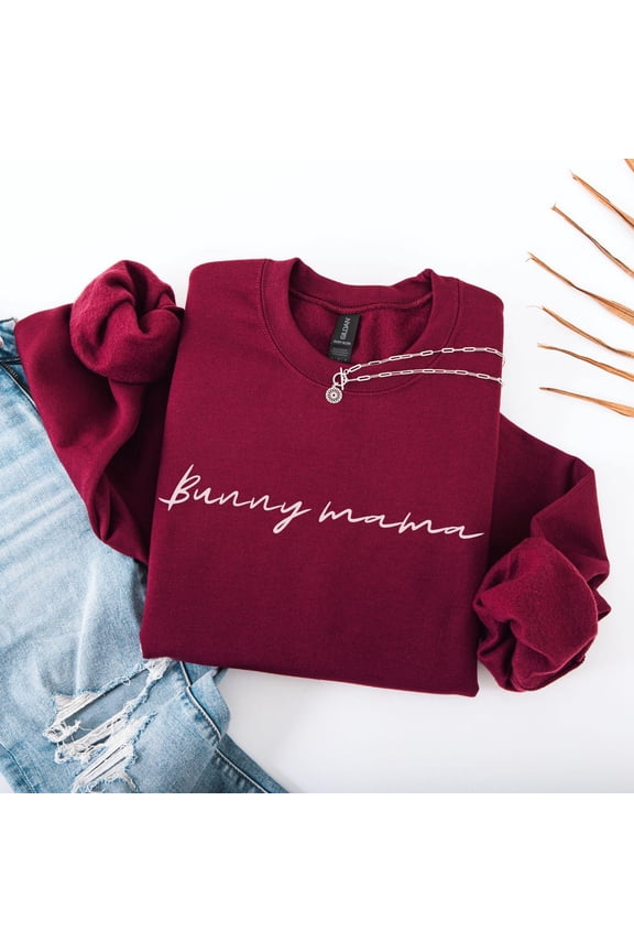 Bunny Mama Sweatshirt, Cute Rabbit Owner Sweater, Bunny Lover, Bunny Mom Top, Rabbit Mama Present, Bunnie Lovers Present, Rabbit Mama Tshirt All Size S-5XL