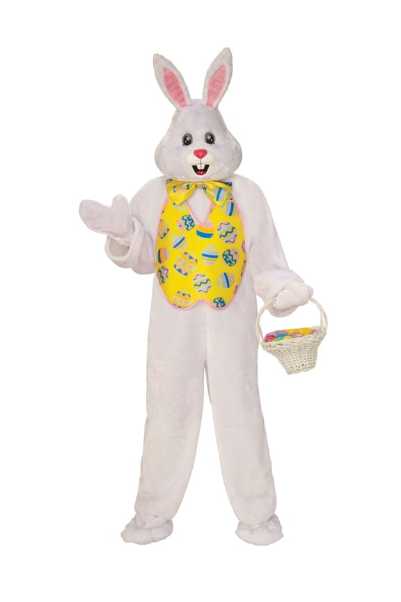 Easter Bunny Mascot Costume for Adults, Unisex One Size Fits Most