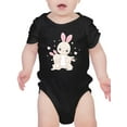 thumbnail image 1 of Bunny Mom And Babies Bodysuit Infant -Image by Shutterstock,  12 Months, 1 of 4