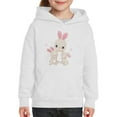 thumbnail image 1 of Bunny Mom And Babies Hoodie Juniors -Image by Shutterstock,  Medium, 1 of 4