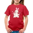 thumbnail image 1 of Bunny Mom And Babies T-Shirt Juniors -Image by Shutterstock,  Large, 1 of 4