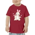 thumbnail image 1 of Bunny Mom And Babies T-Shirt Toddler -Image by Shutterstock,  2 Toddler, 1 of 4